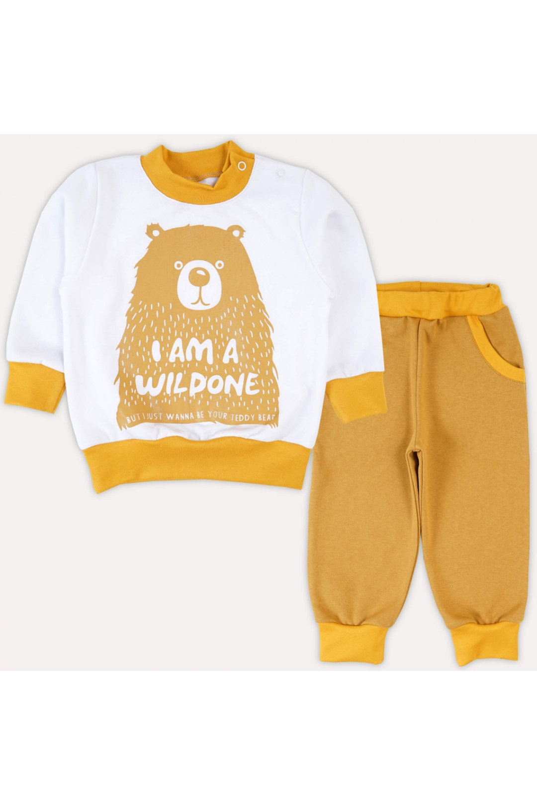 Костюм  Ведмежа гірчичний начіс (футер)