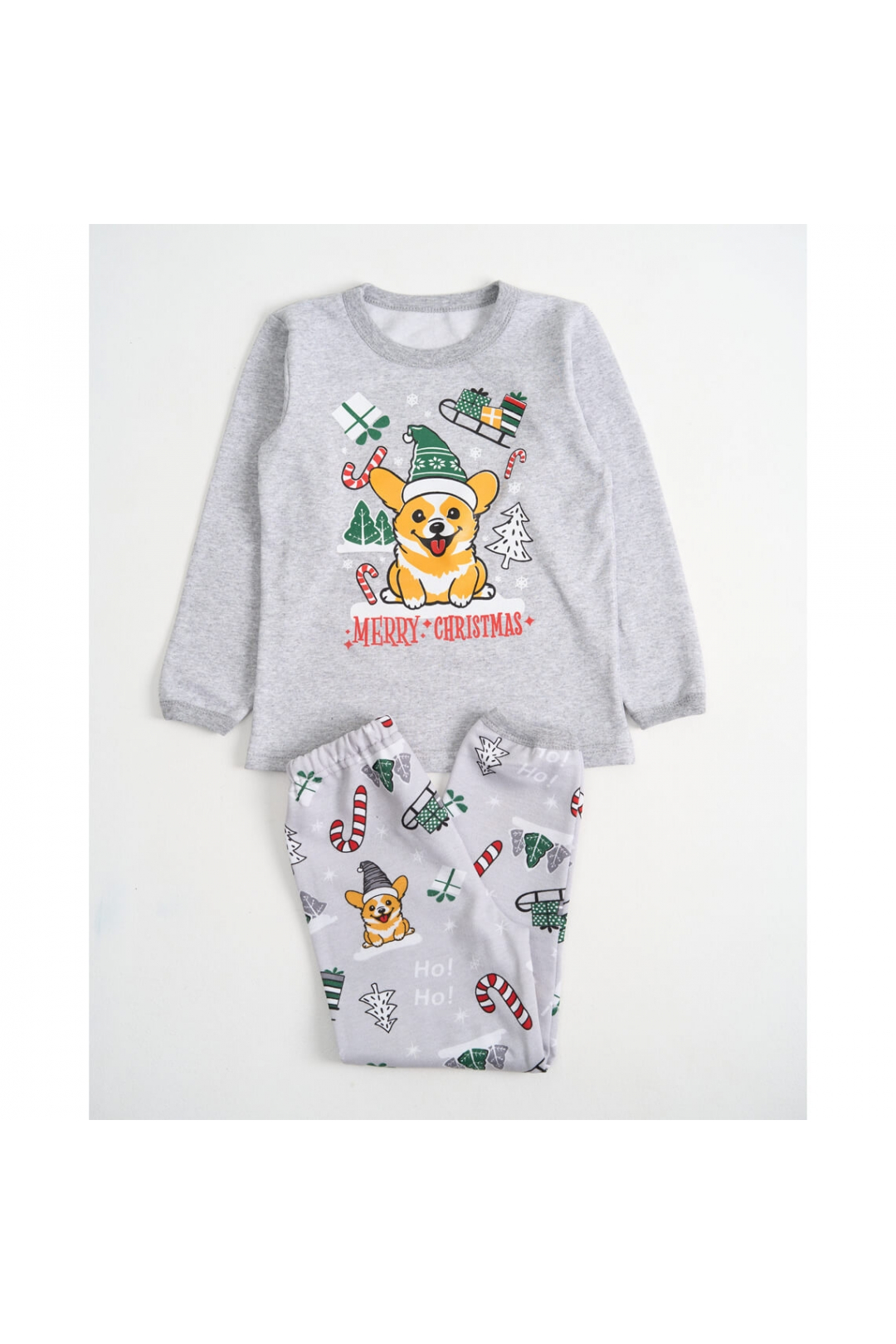 Піжама дитяча Собачка сірий начіс(футер)