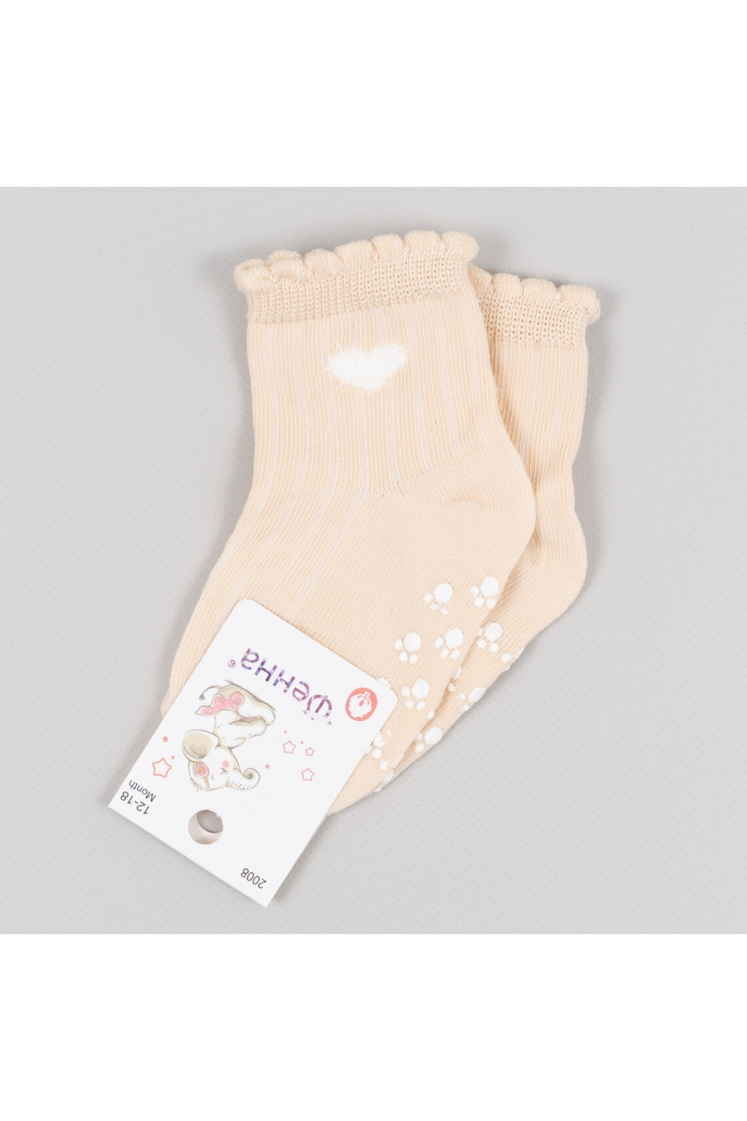 Шкарпетки для малят бежевий бавовна