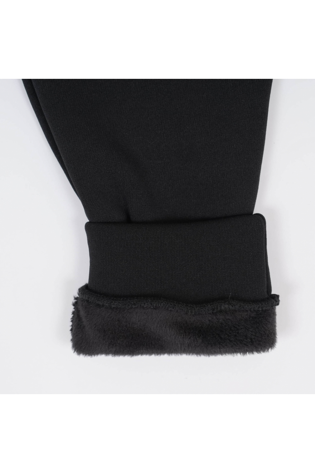 Штани теплі на хутрі темно-синій трикотаж на хутрі