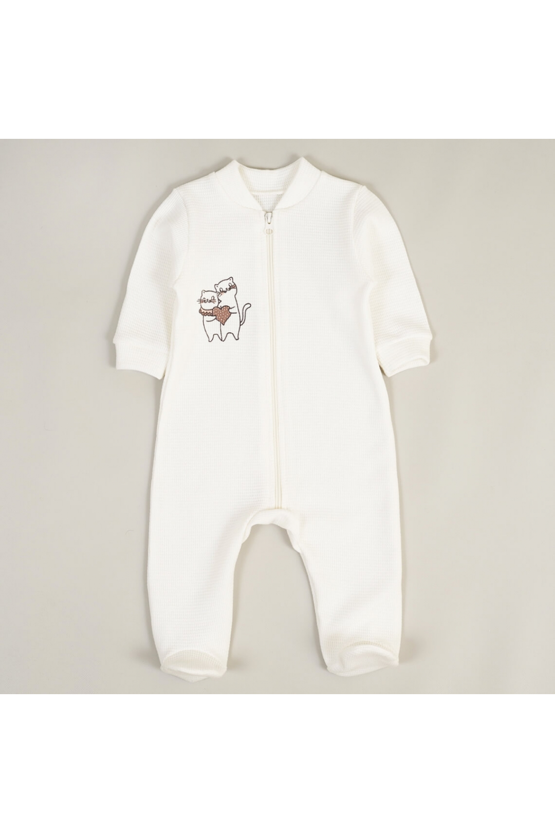 Чоловічок для малят на блискавці молочний вафелька