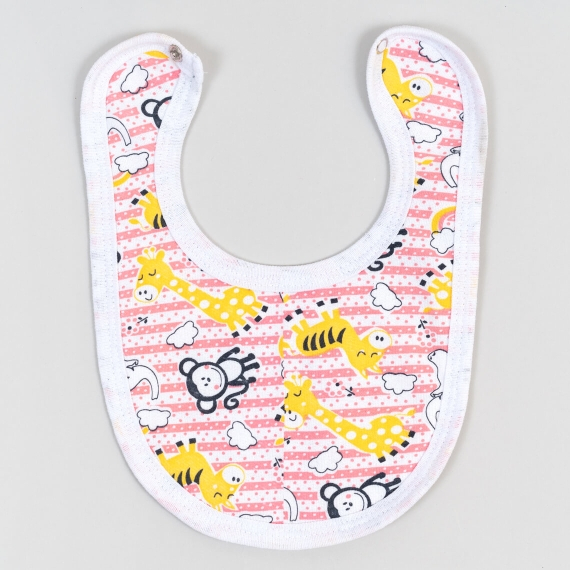 Слинявчик дитячий  Сафарі персиковий начіс (футер)