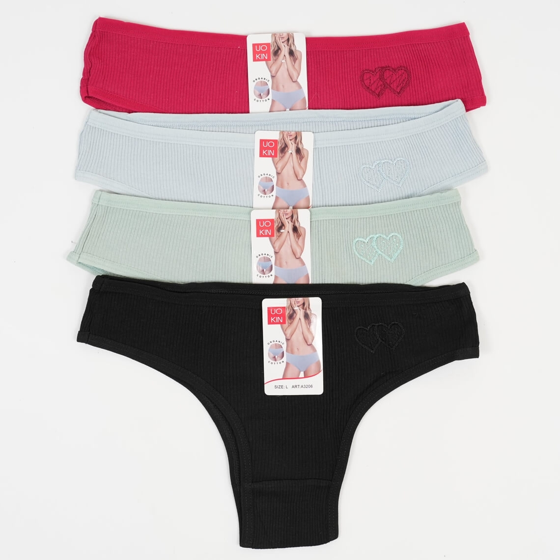 Труси жіночі чорний бавовна