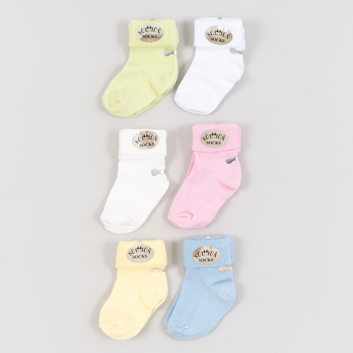 Шкарпетки для новонароджених молочний бавовна