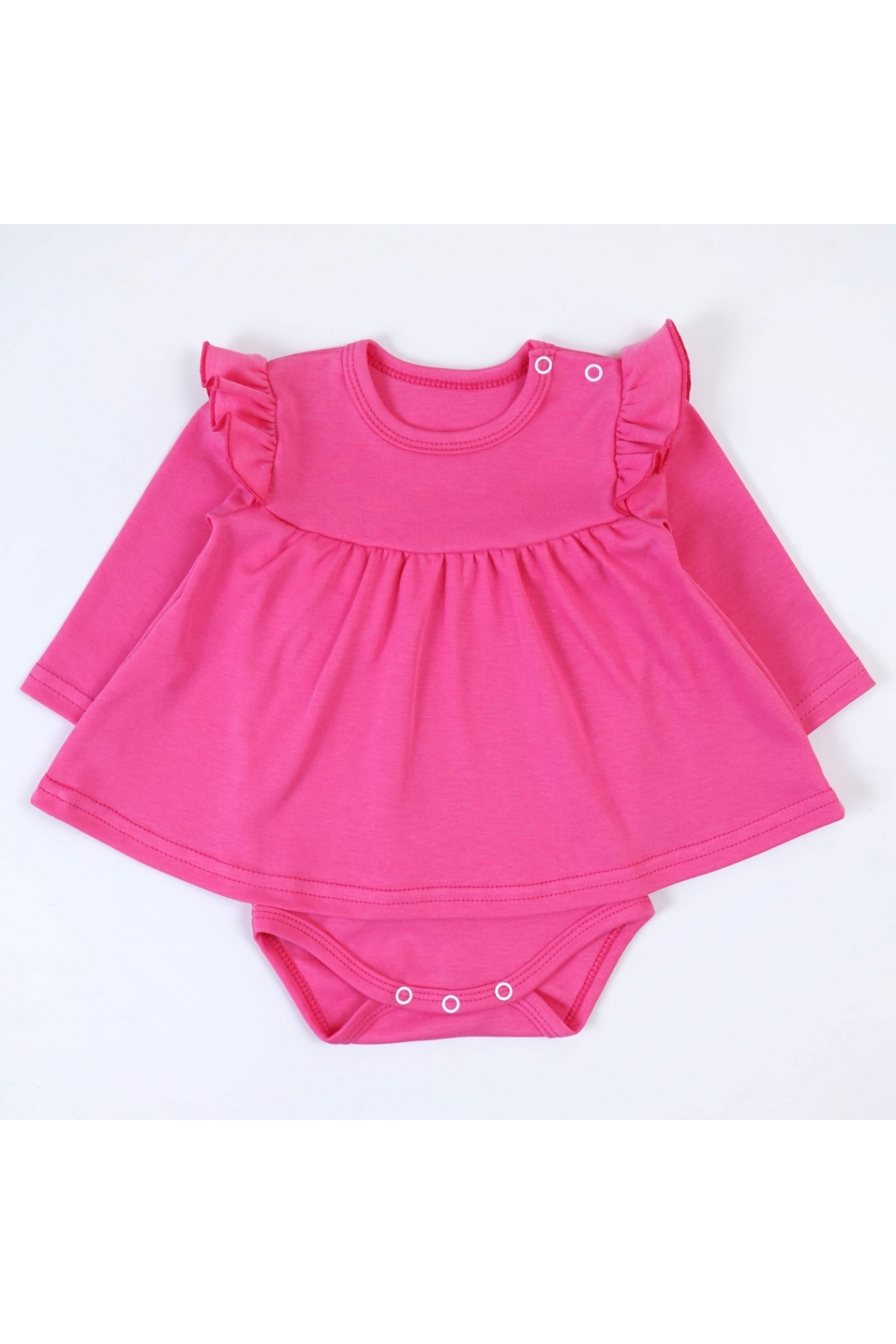 Боді-сукня ясельна фуксія інтерлок