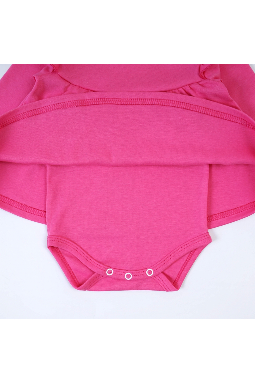 Боді-сукня ясельна фуксія інтерлок