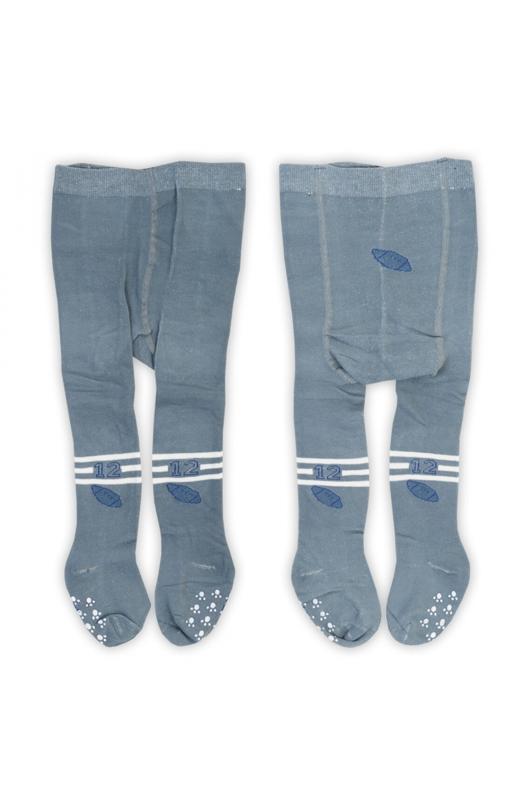 Колготки під памперс для хлопчика сіро-блакитний бавовна