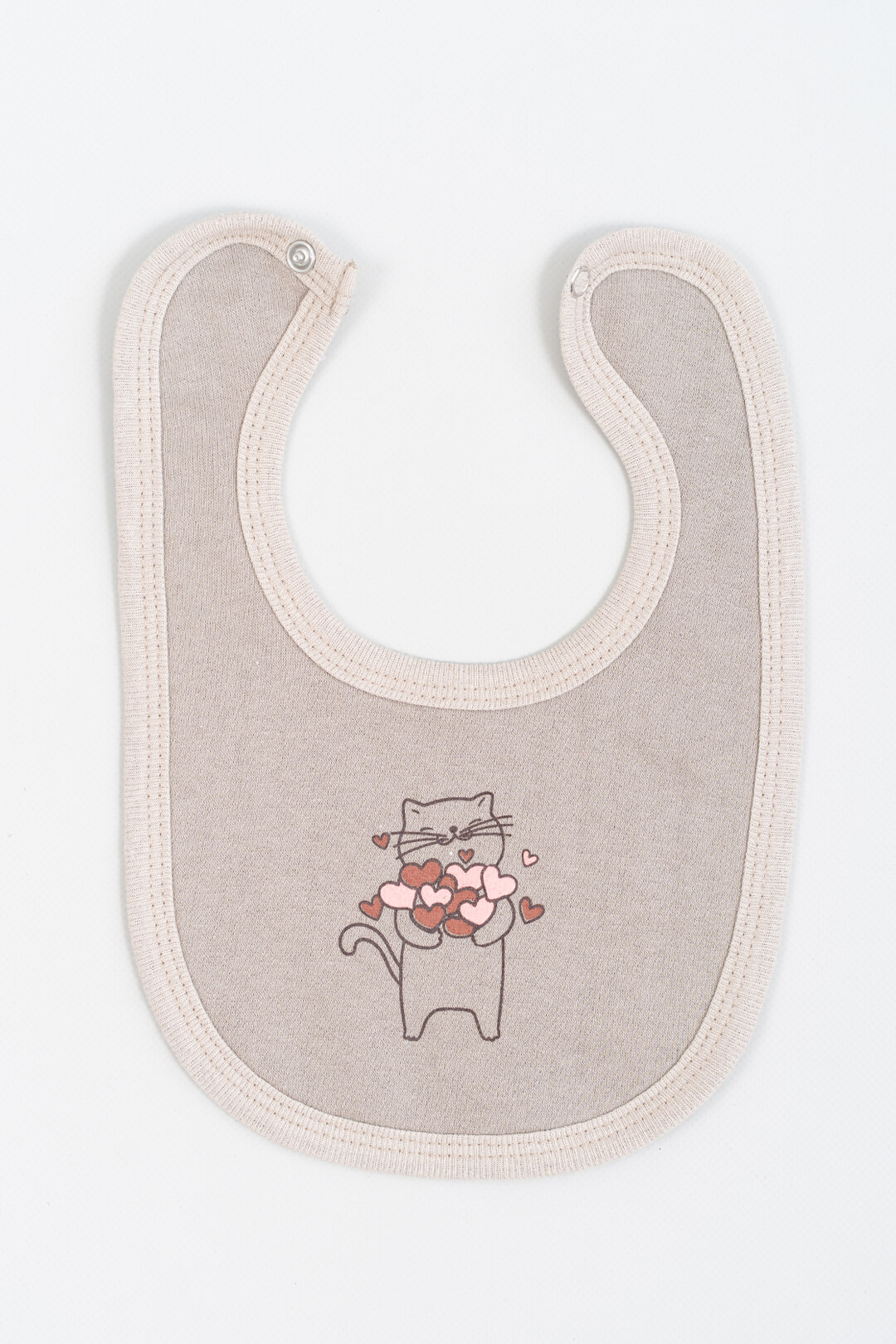 Слинявчик дитячий Котик моко начіс (футер)