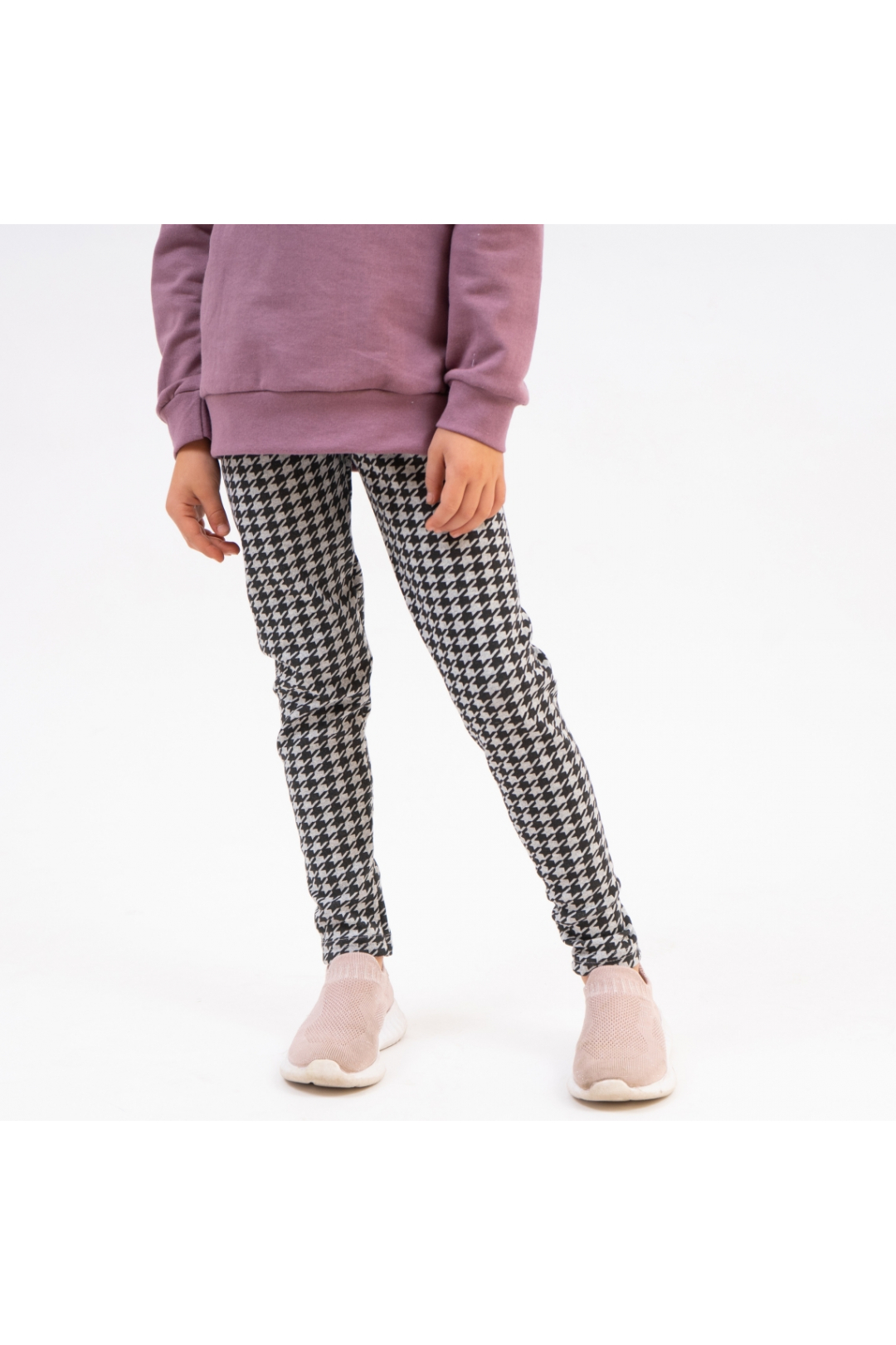 Лосіни для дівчинки мишиний стрейч начісний