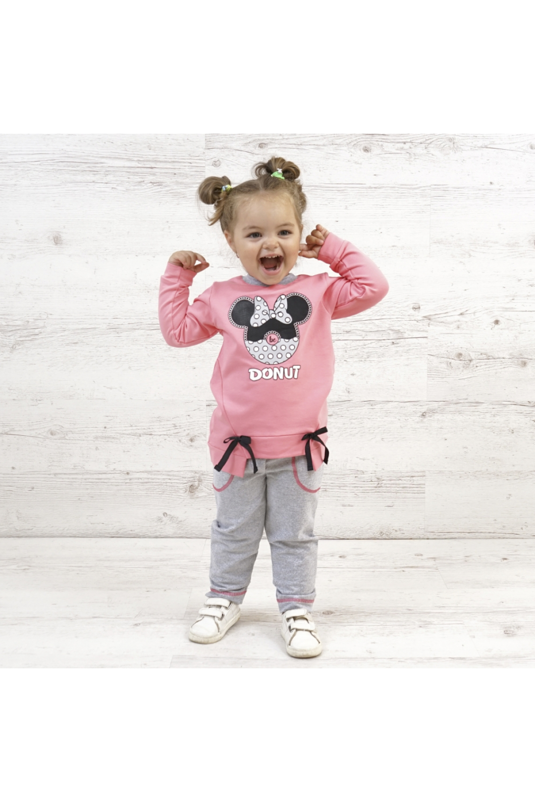 Комплект для дівчинки кораловий начіс(футер)