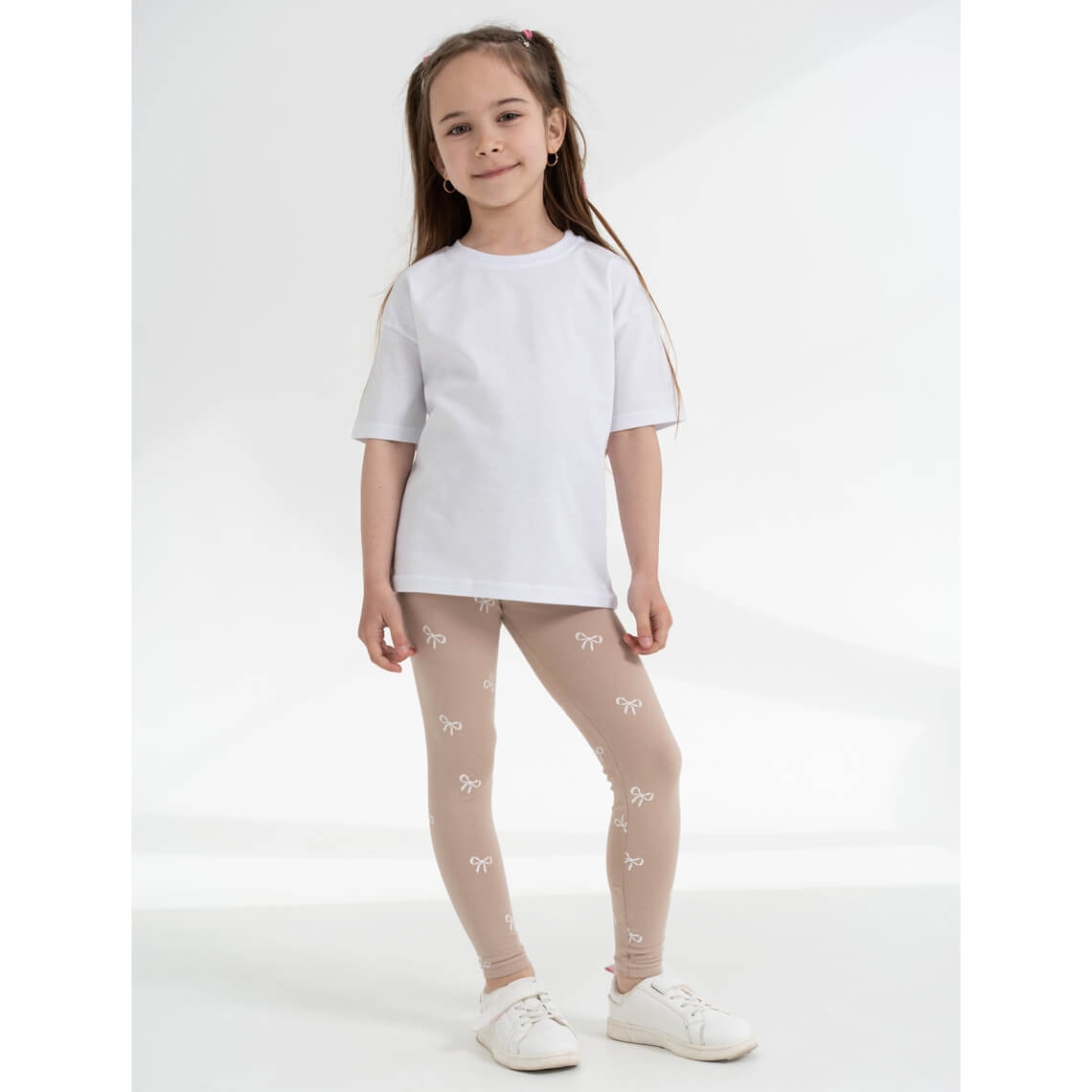 Лосини для дівчинки бежевий фуликра