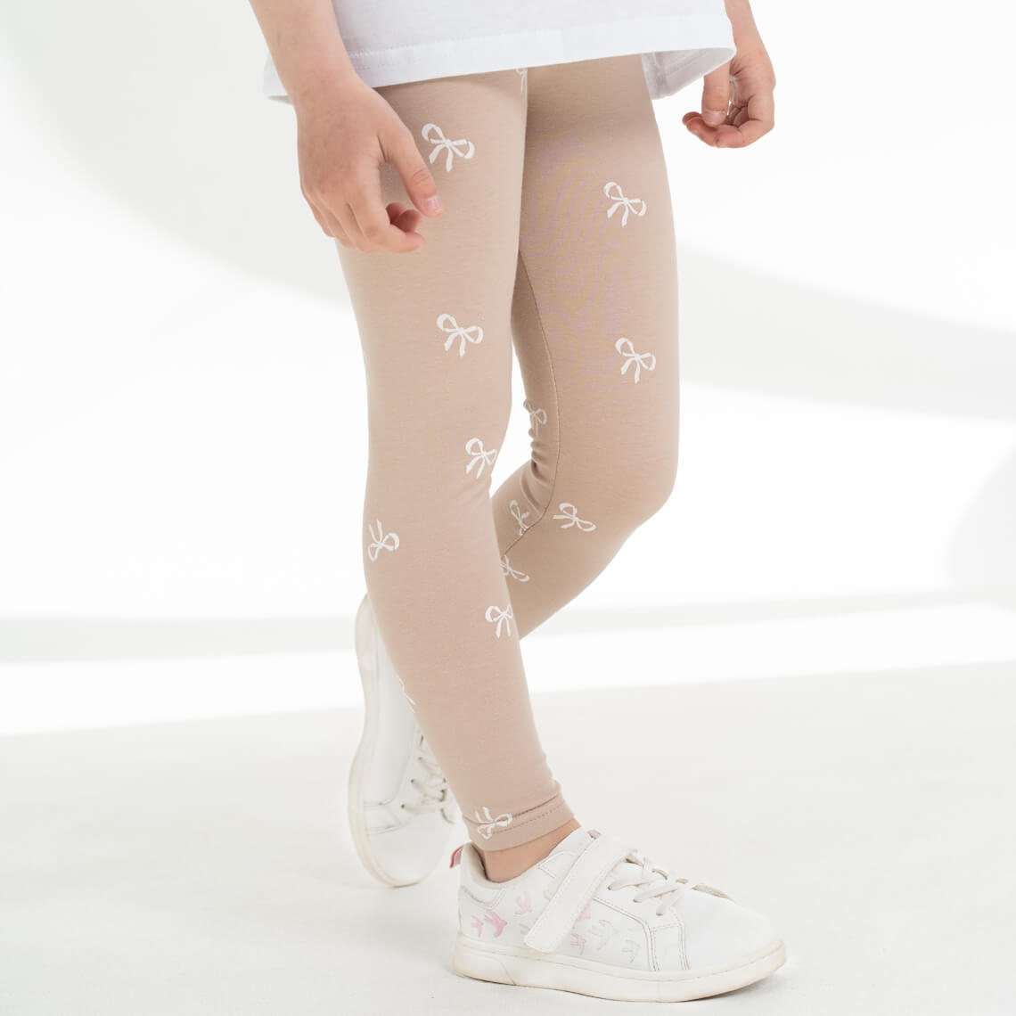 Лосини для дівчинки бежевий фуликра