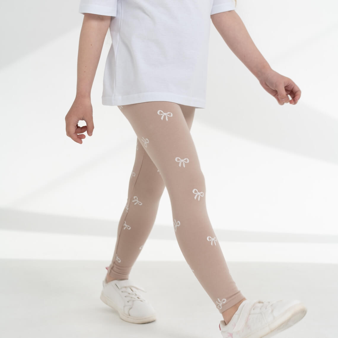 Лосини для дівчинки бежевий фуликра