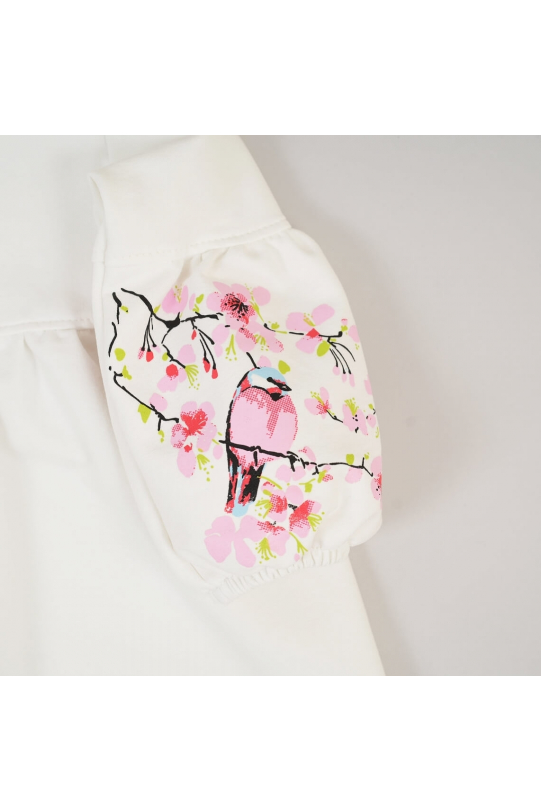 Сукня для дівчинки Сакура молочний двонитка