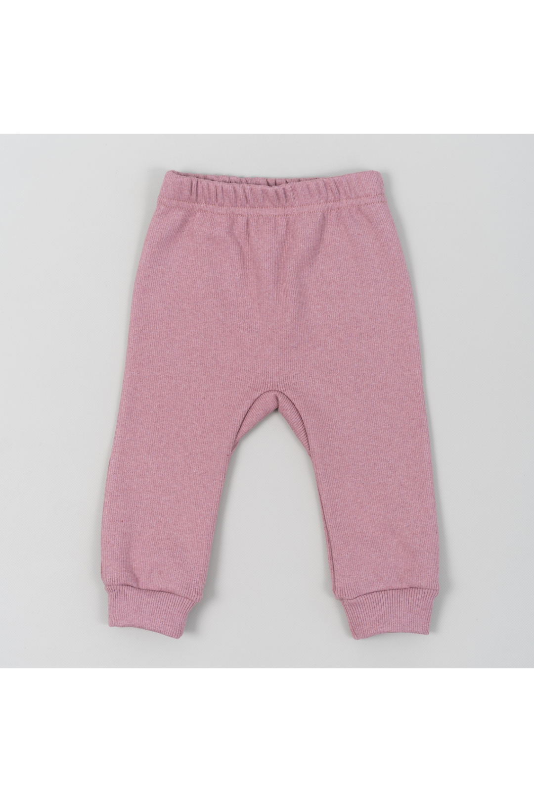 Щільні штанці для малят запорошена  троянда рубчик з начісом