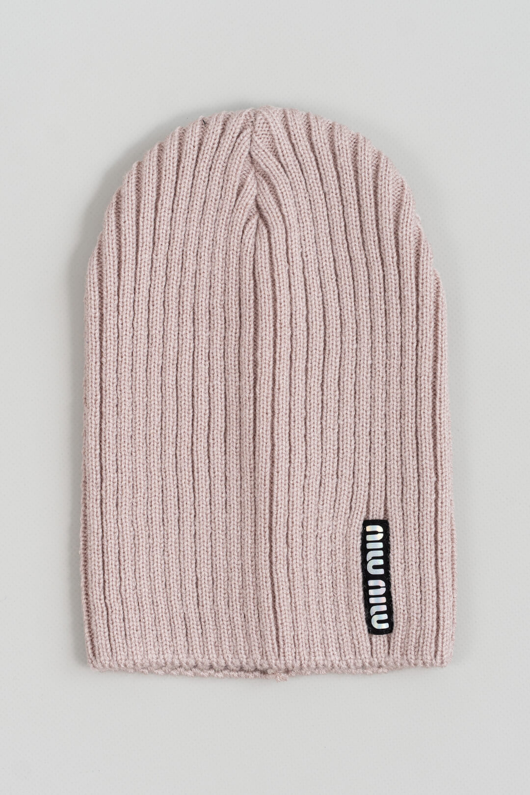 Шапка для дівчинки пудра в'язка