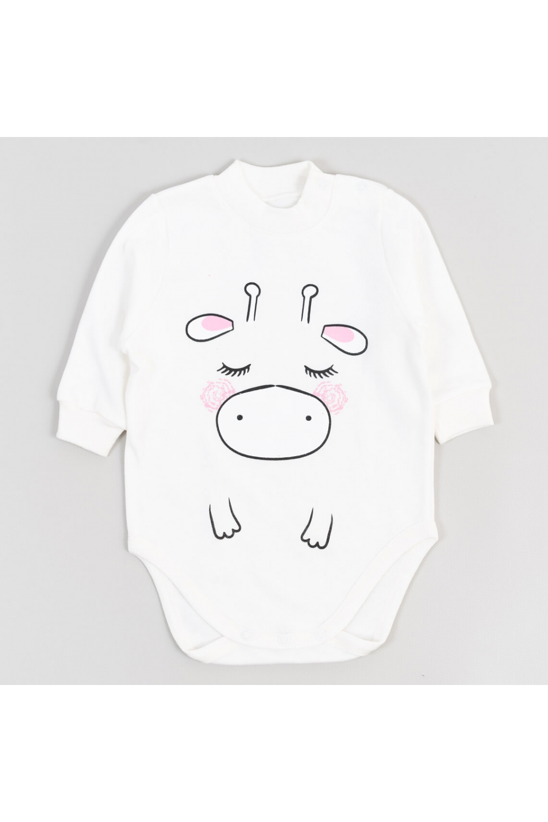 Боді для малят Корівка молочний начіс(футер)