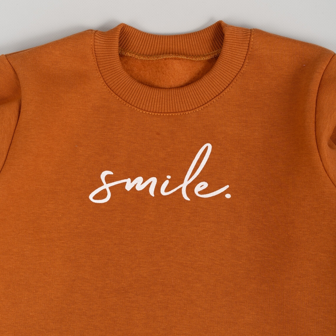 Світшот для дівчинки карамель тринитка на флісі