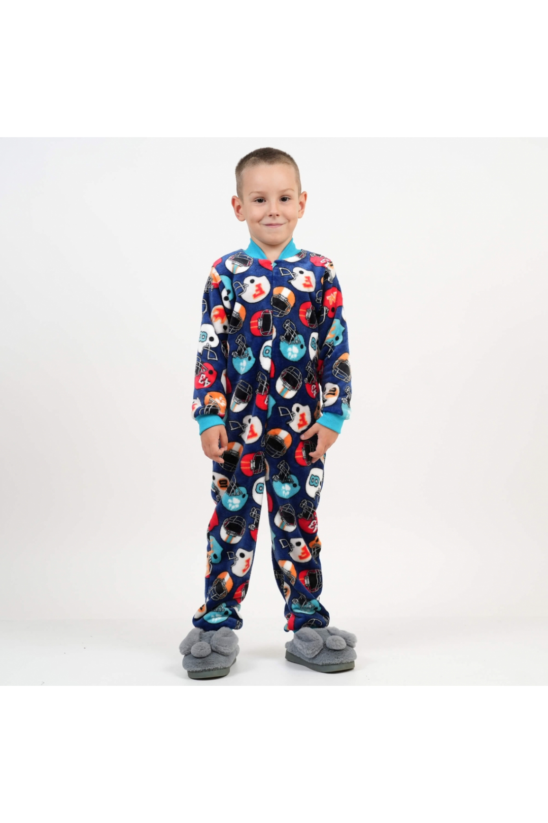 Піжама-комбінезон для хлопчика Американський футбол велсофт