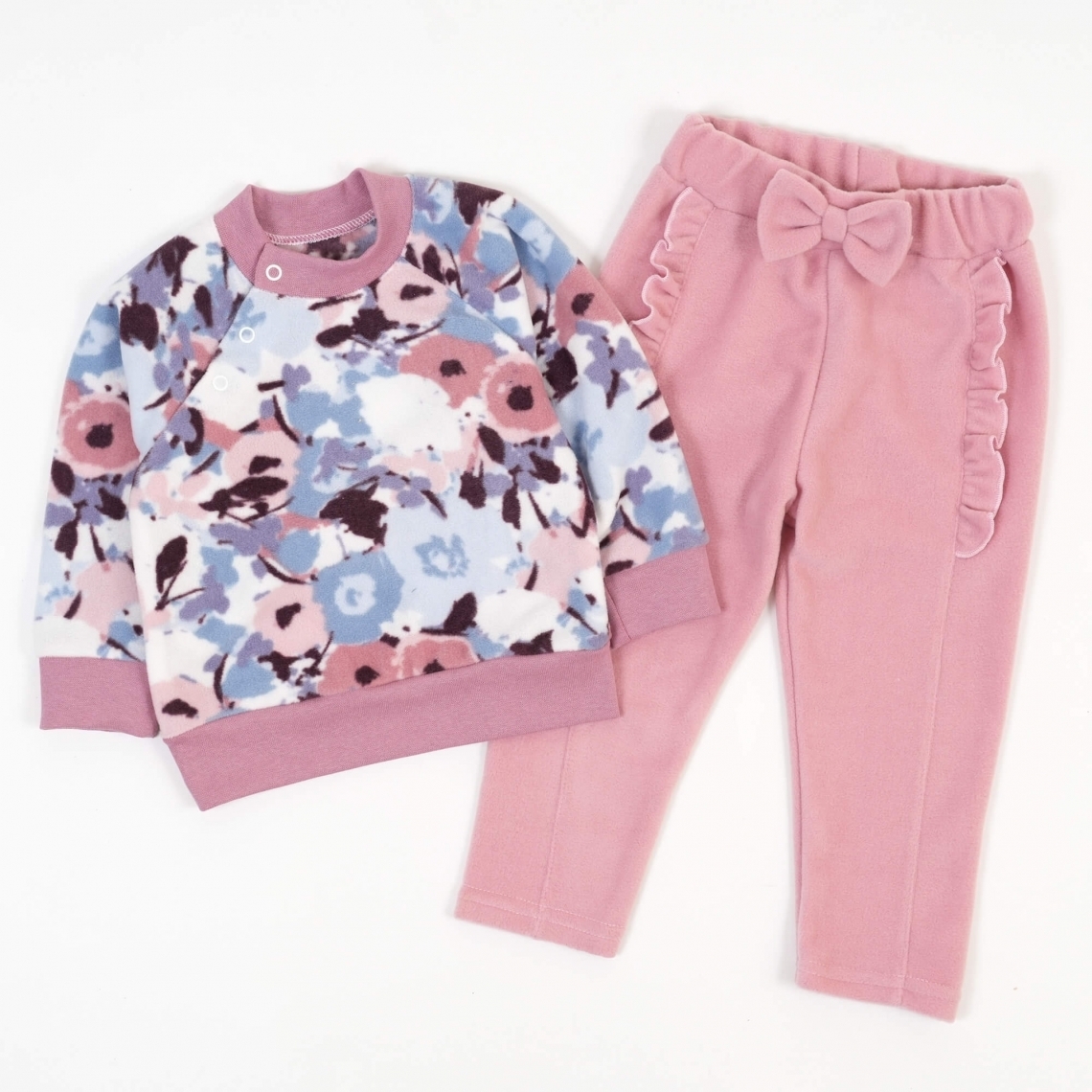 Костюм для дівчинки запорошена троянда начіс(футер)