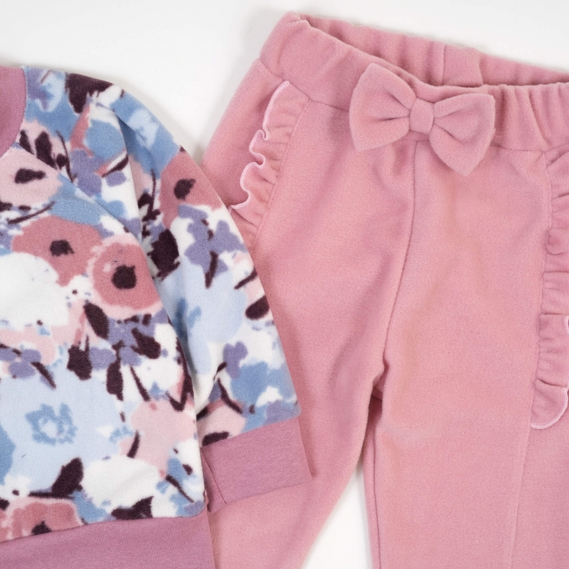 Костюм для дівчинки запорошена троянда начіс(футер)