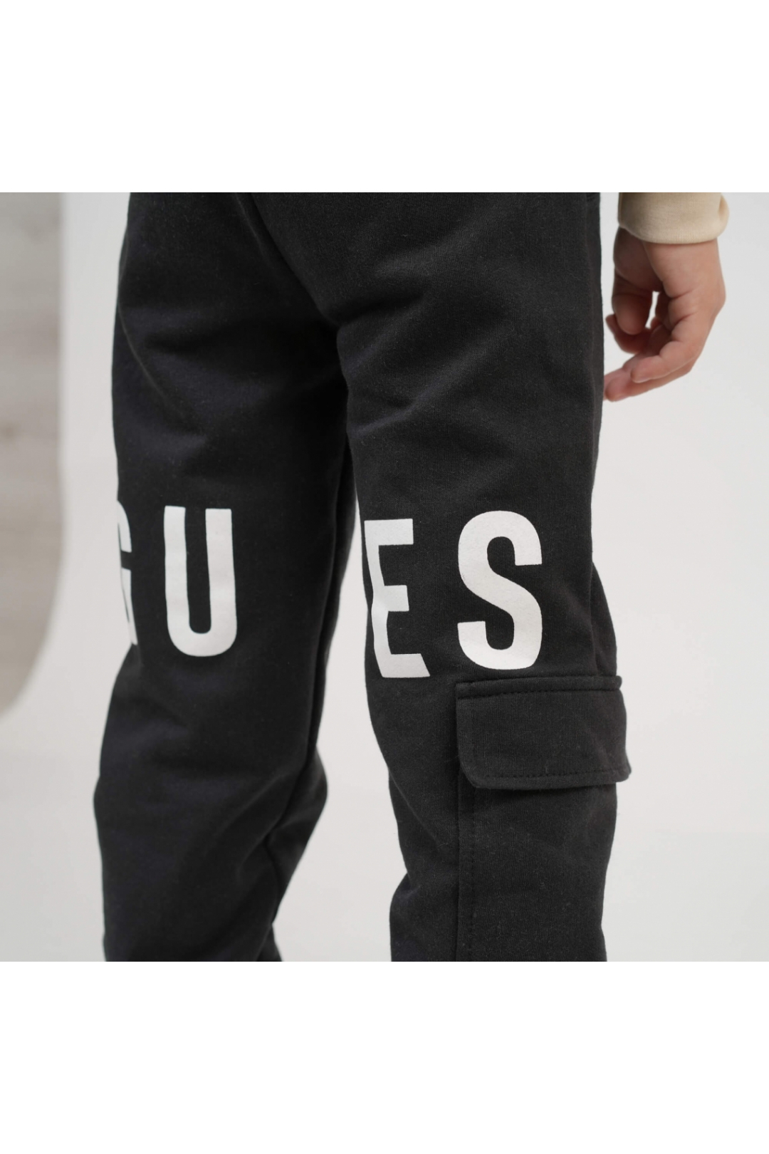 Штани для хлопчика чорний начіс (футер)