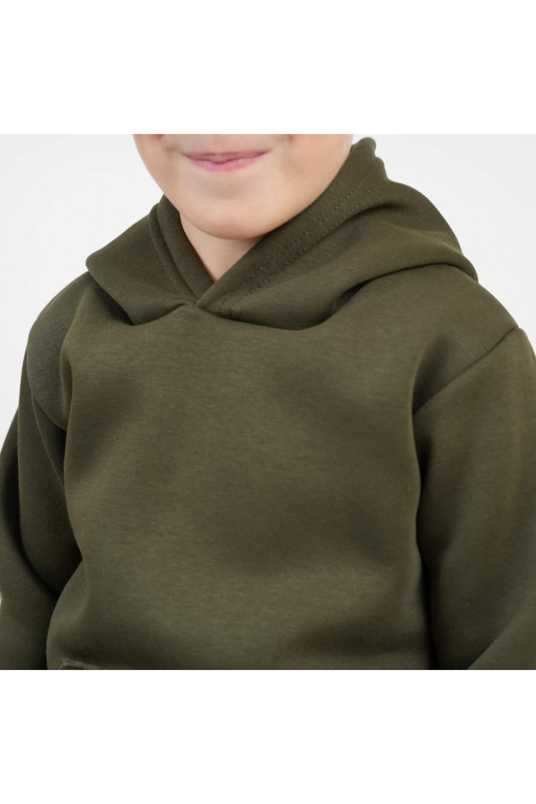 Костюм для хлопчика хакі тринитка на флісі