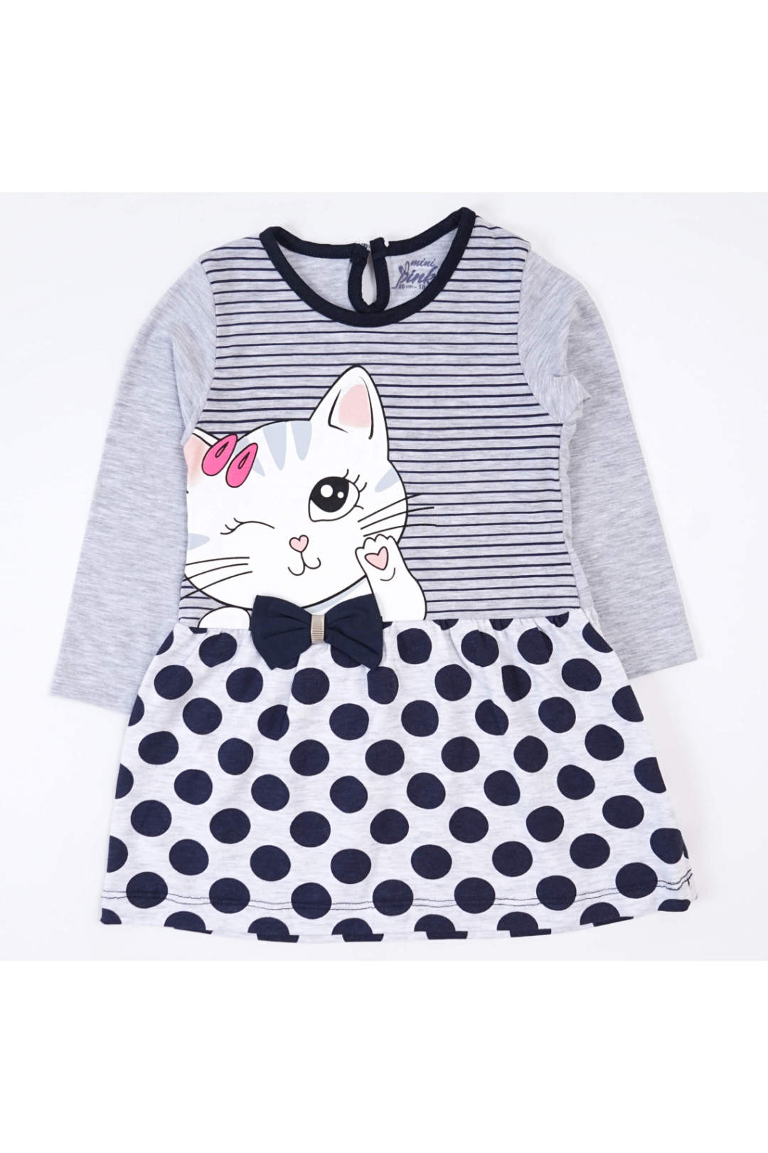 Сукня  Кошеня для дівчинки сірий фулікра