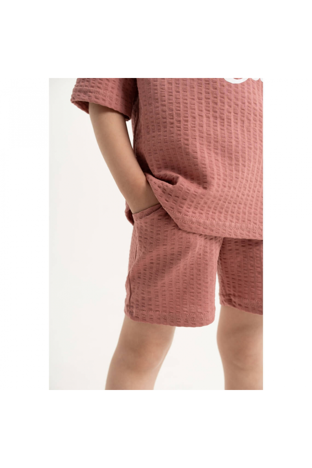 Комплект для дівчинки теракотовий кулір-жатка