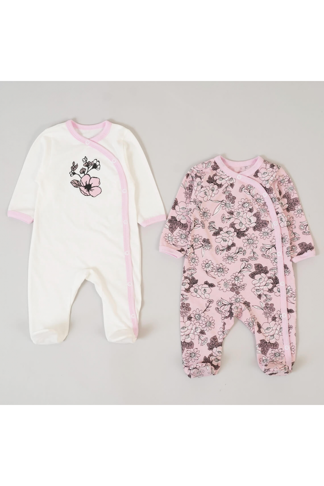 Пара чоловічків для дівчинки білий кулір