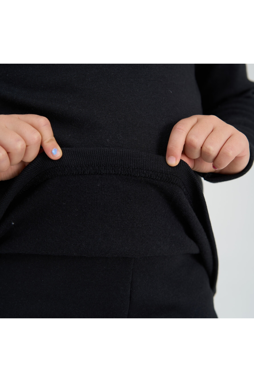 Термобілизна для хлопчика чорний стретч начісний