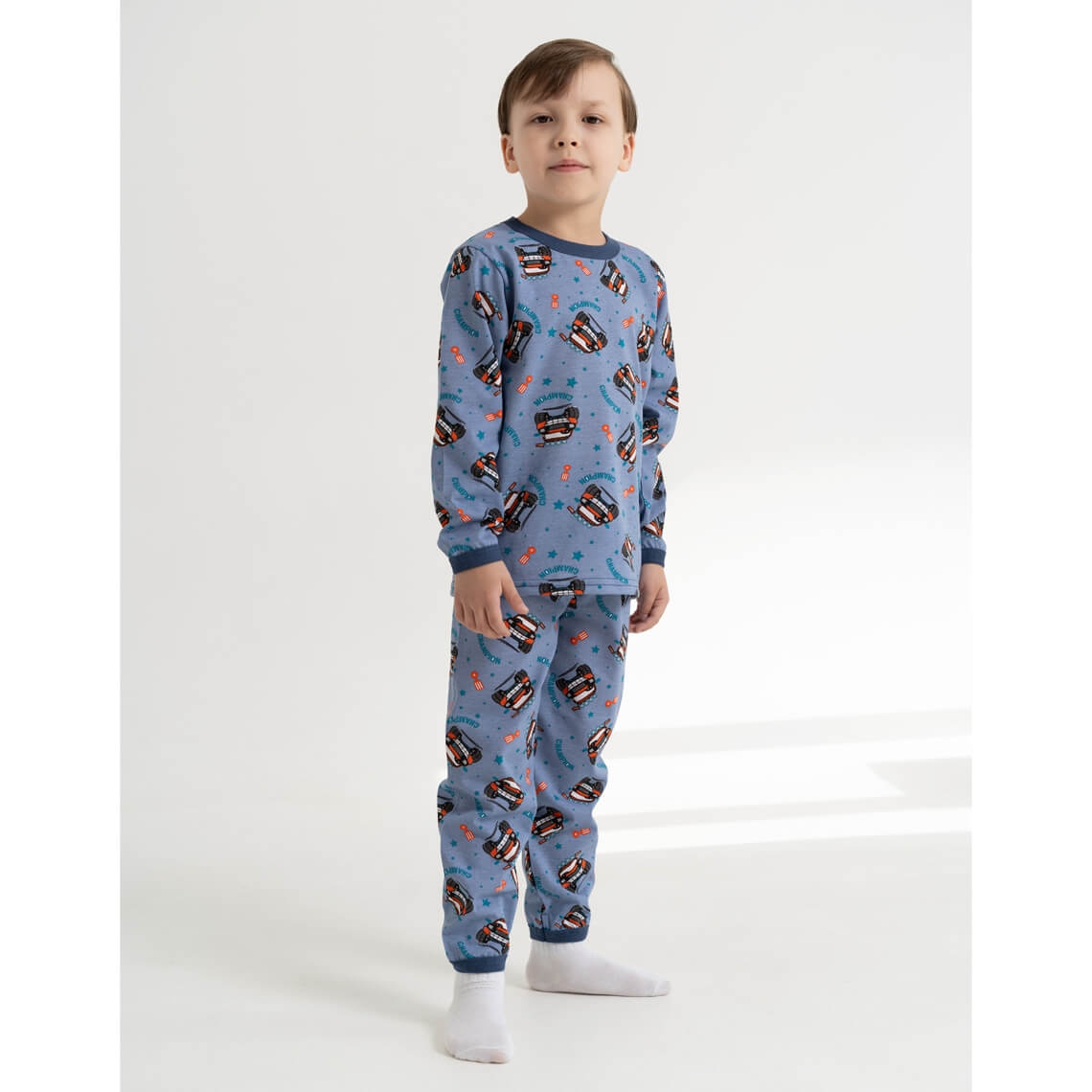 Піжама для хлопчика блакитний кулір