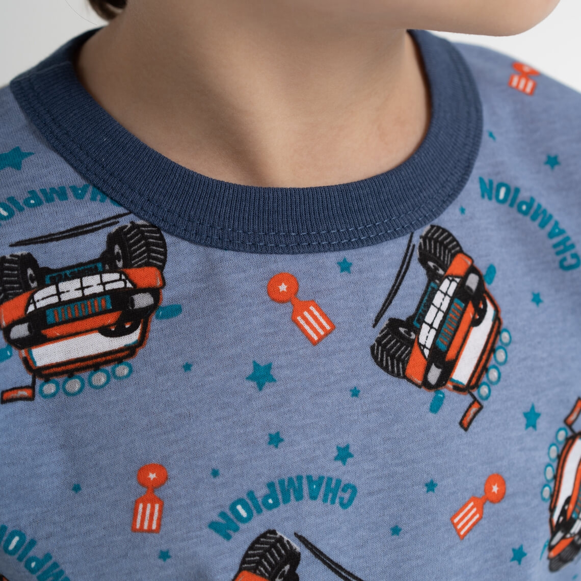 Піжама для хлопчика блакитний кулір