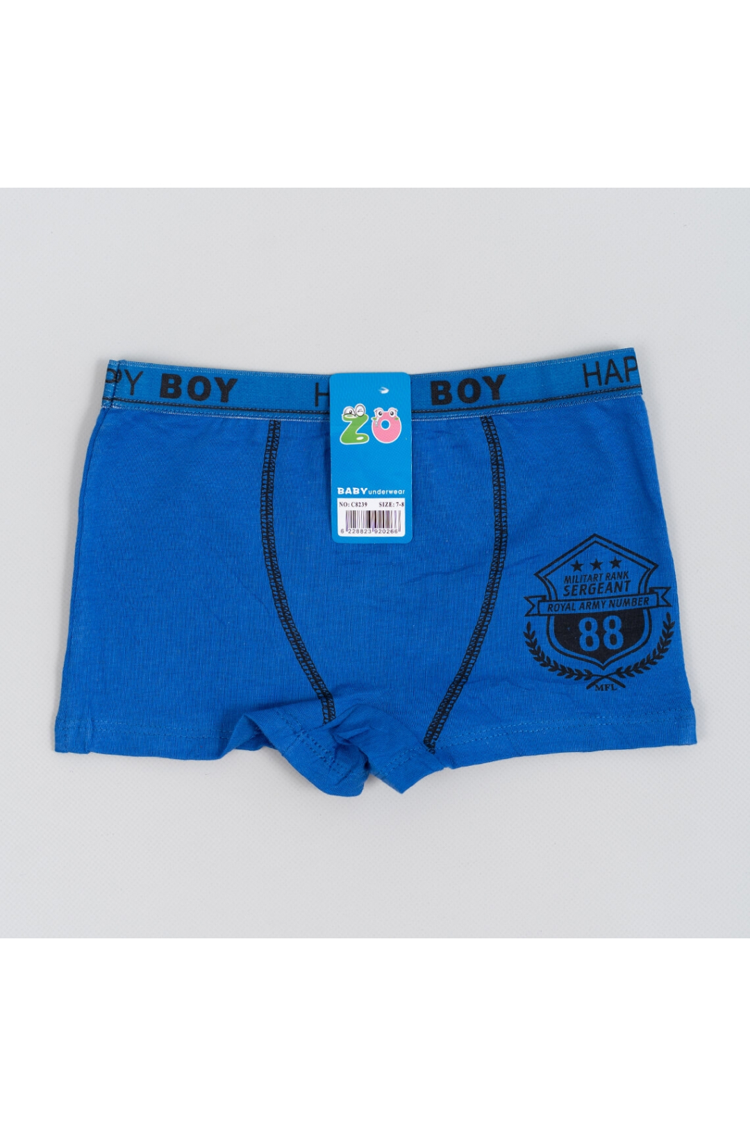 Труси боксери для хлопчика електрик стретч-кулір