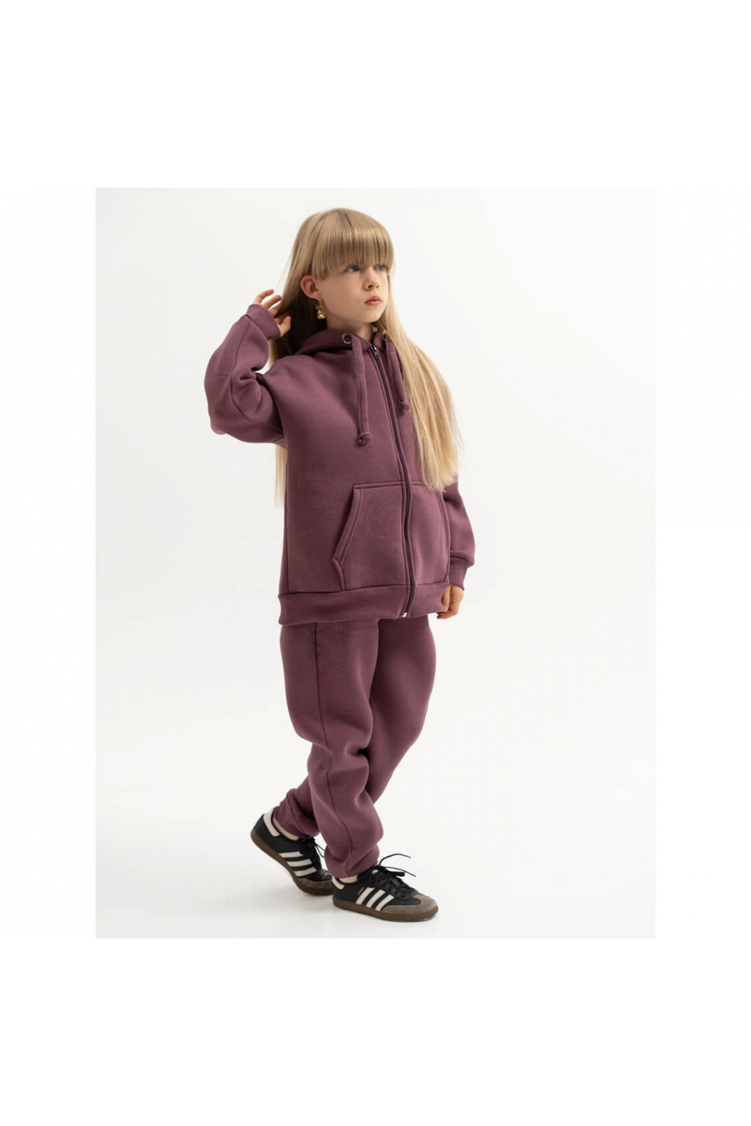 Костюм  для дівчинки моко тринитка на флісі