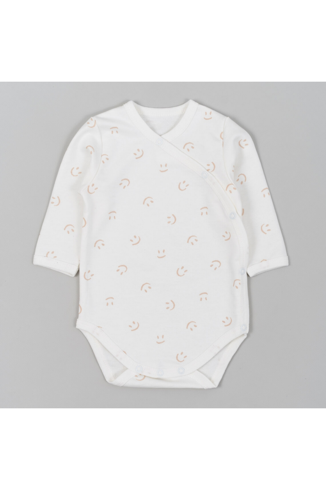 Боді для малят Смайлик молочний начіс (футер)