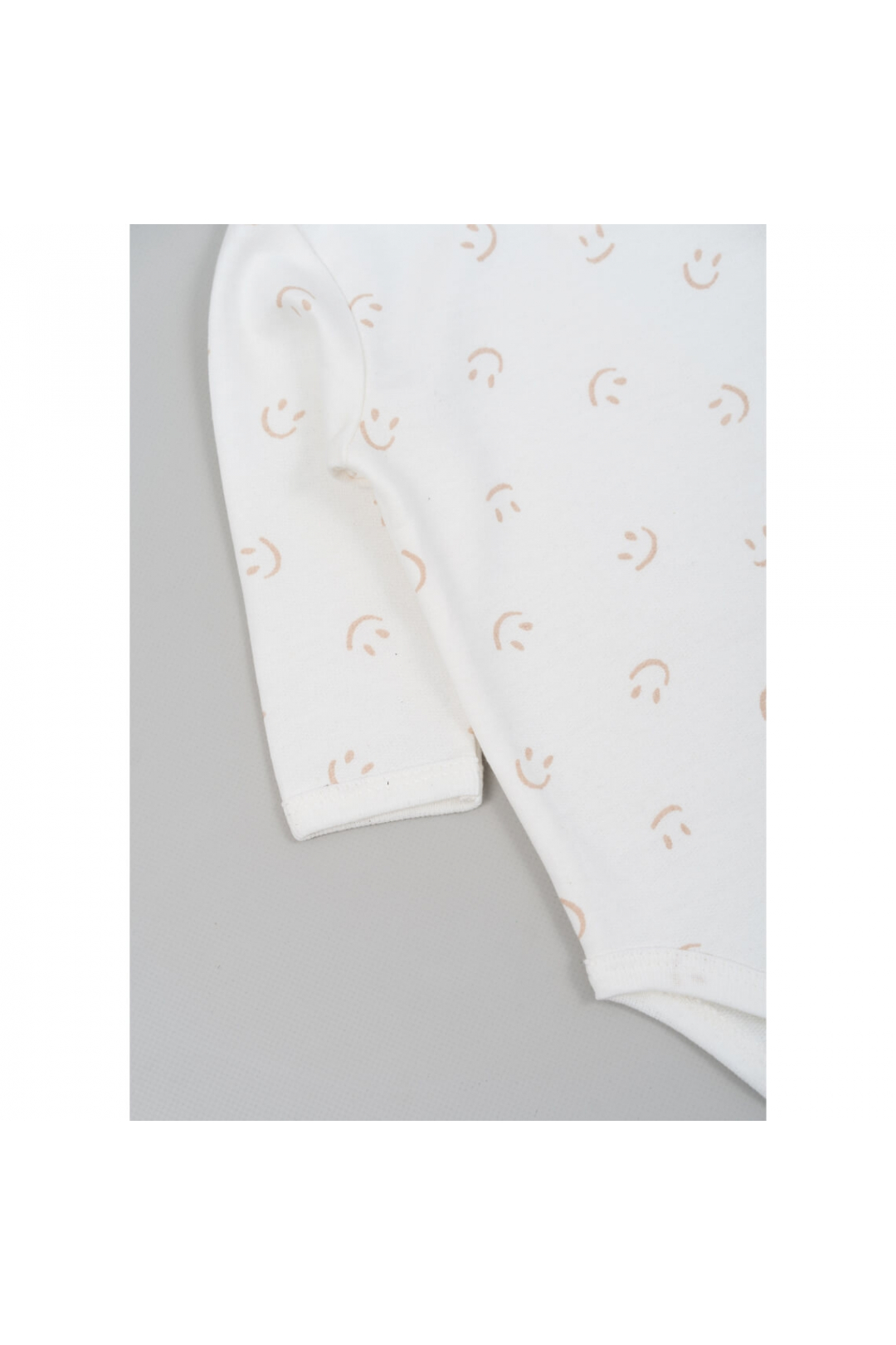 Боді для малят Смайлик молочний начіс (футер)