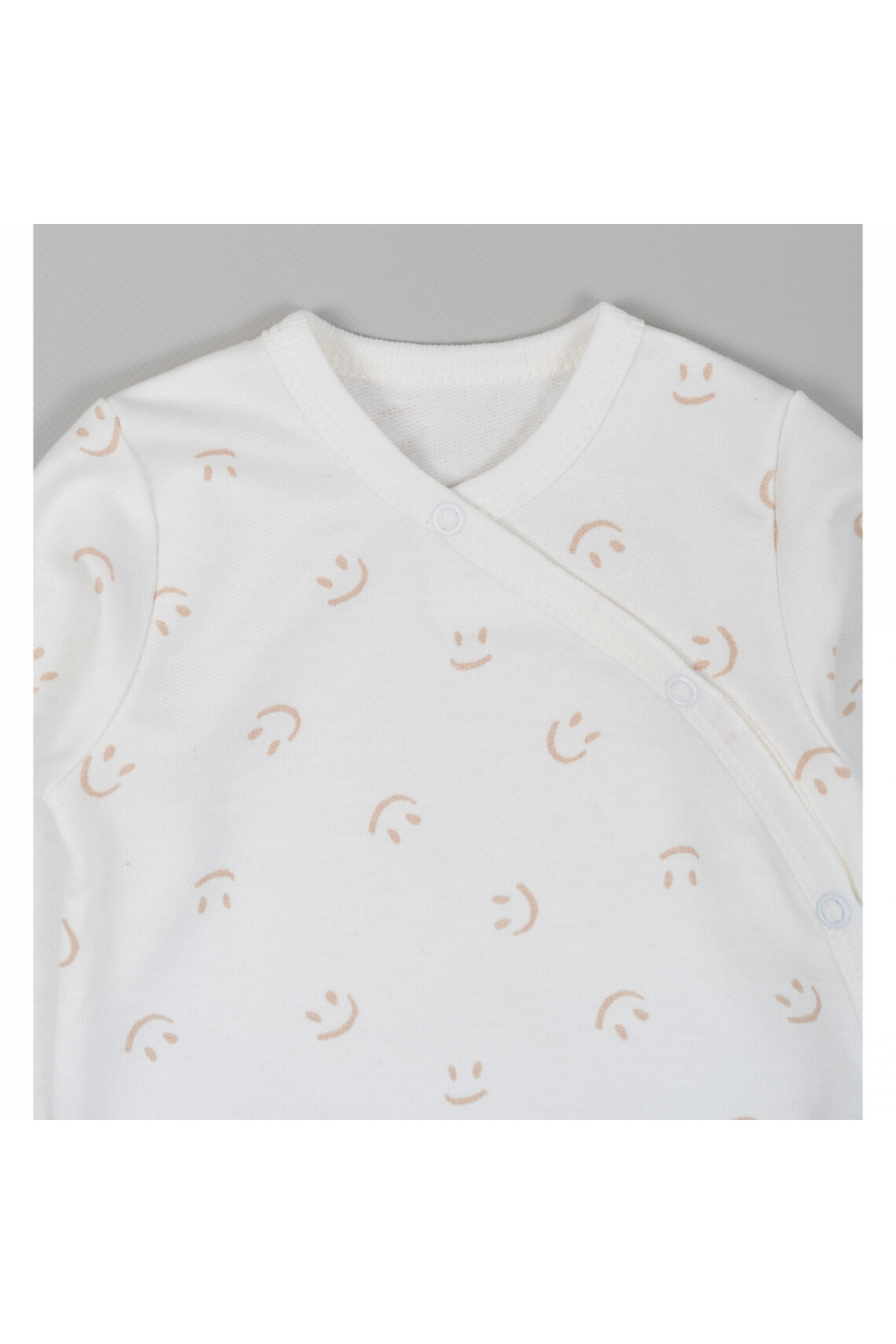 Боді для малят Смайлик молочний начіс (футер)