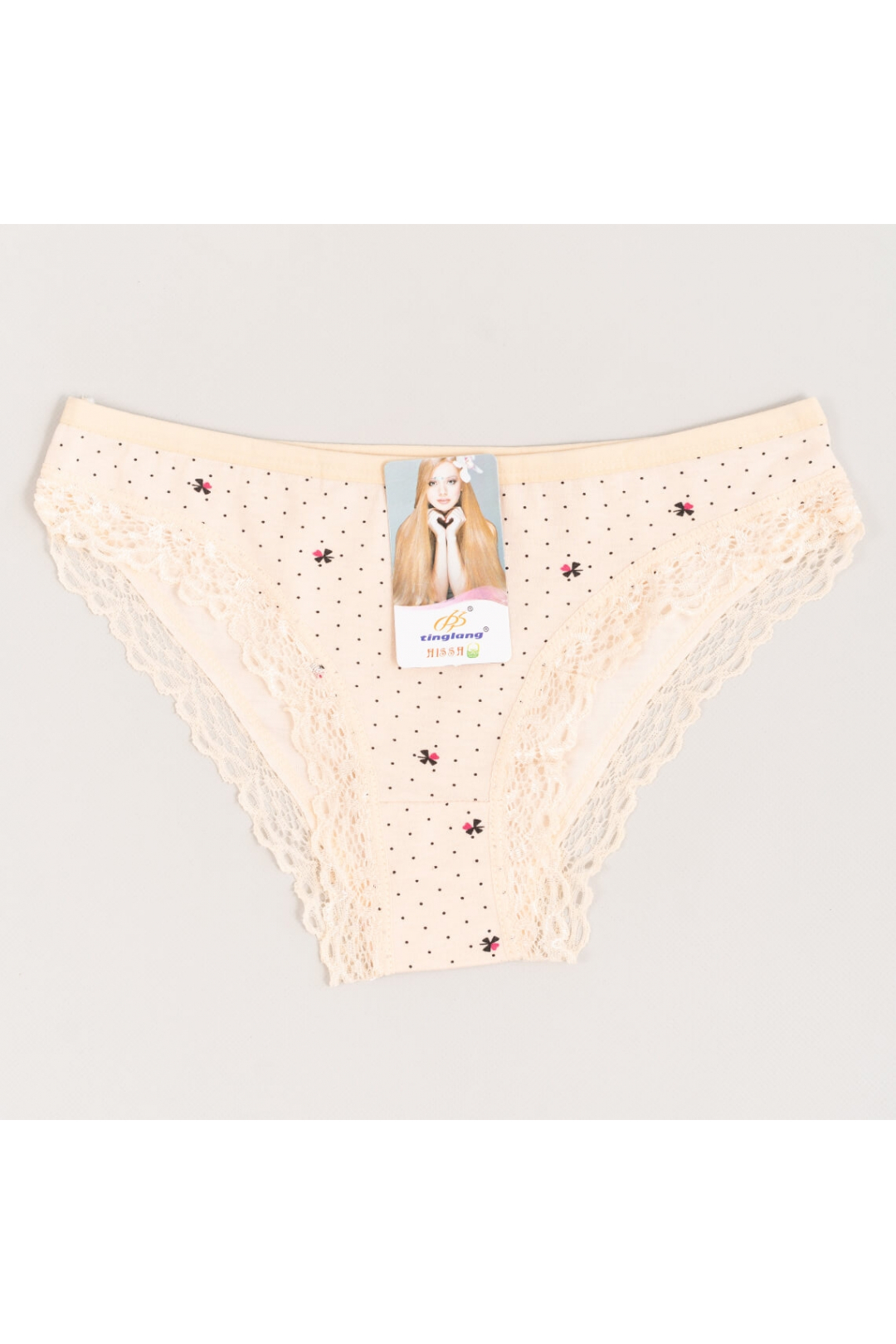 Трусики для дівчинки бежевий бавовна