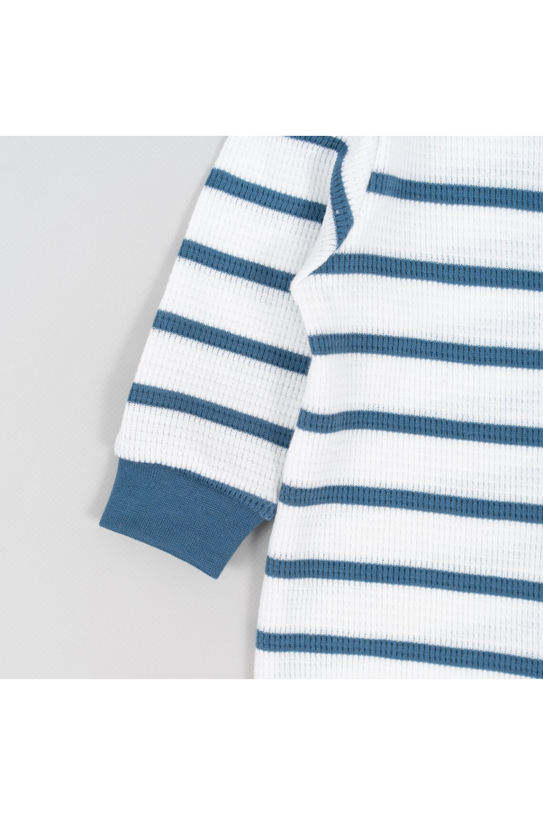 Комбінезон для малят в смужку індиго вафельна структура