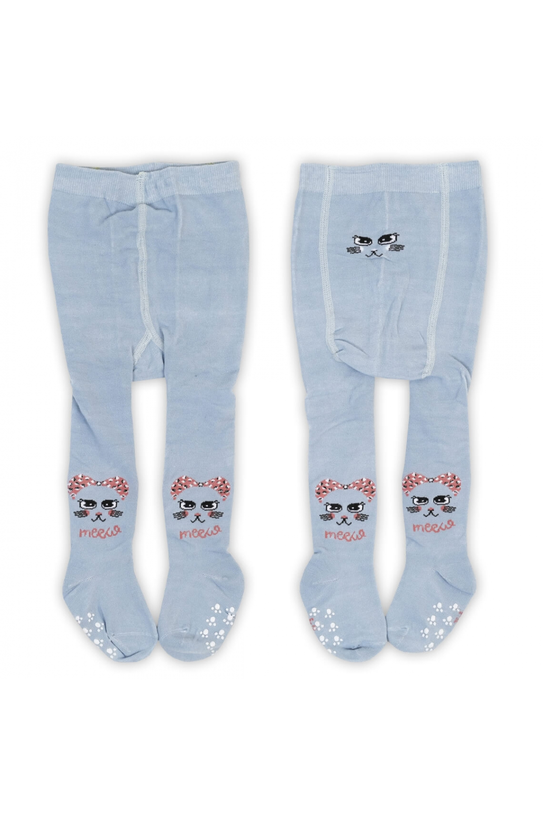 Колготки під памперс для дівчинки блакитний бавовна