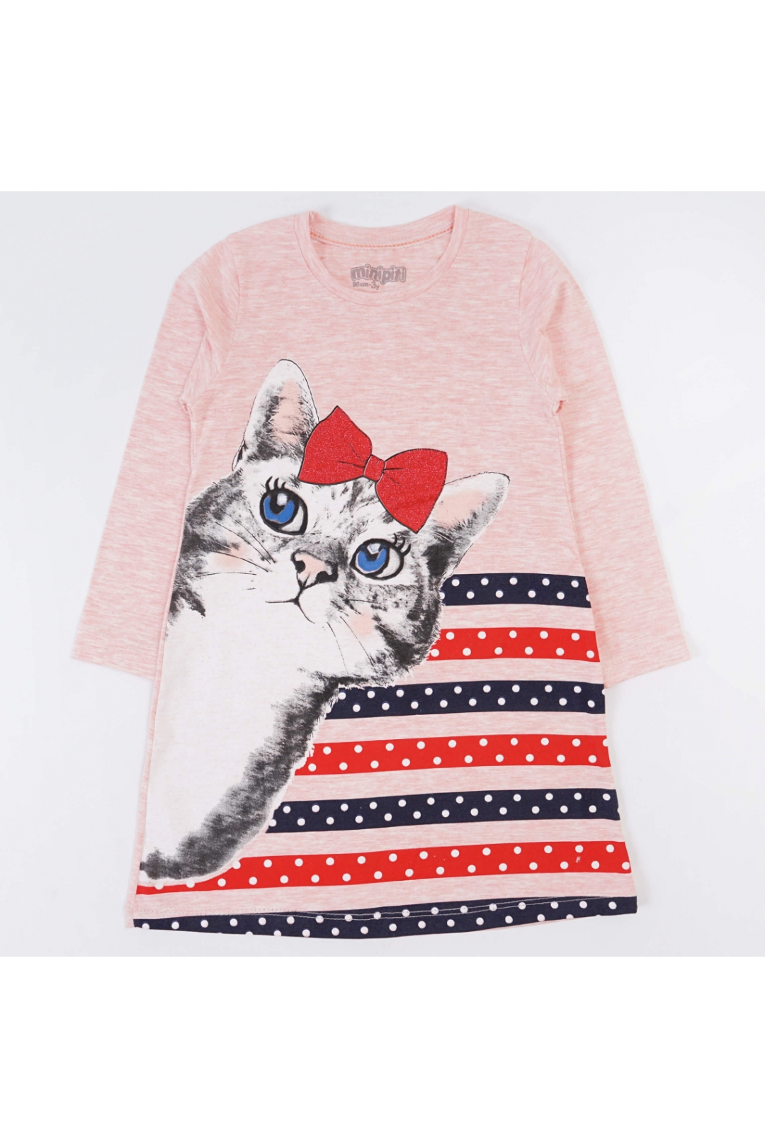 Сукня для дівчинки Кошеня персиковий фулікра