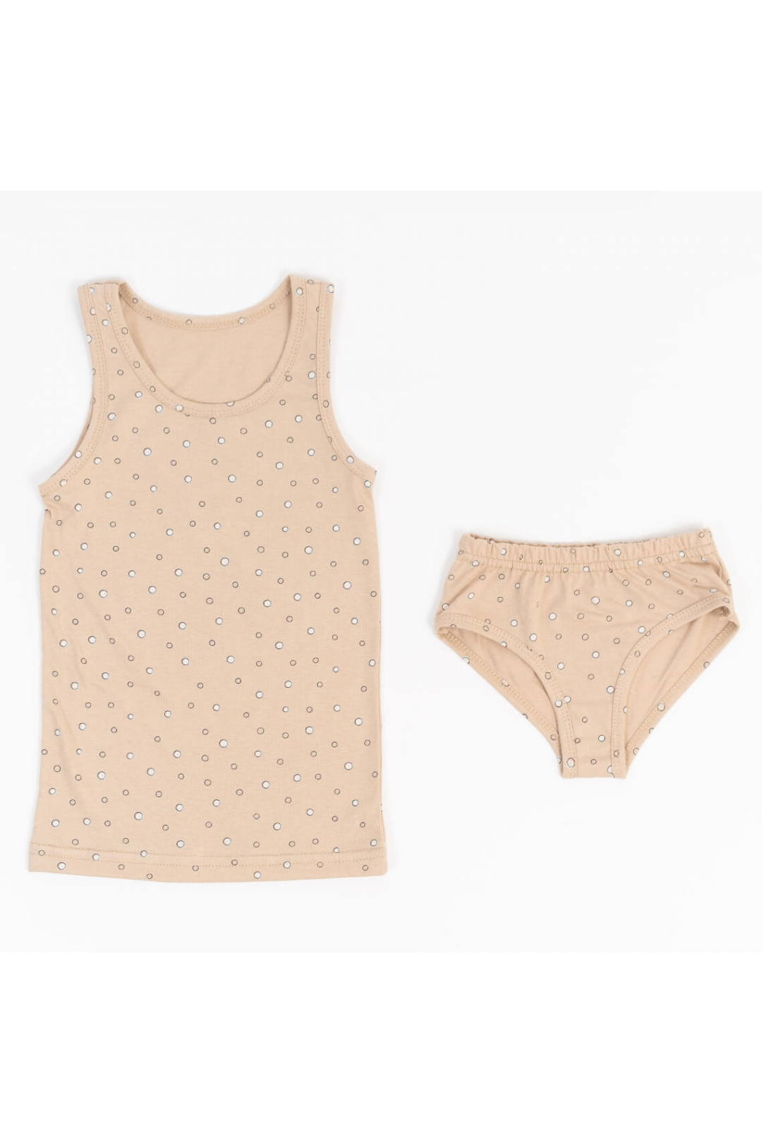 Комплект білизни для дівчинки бежевий кулір