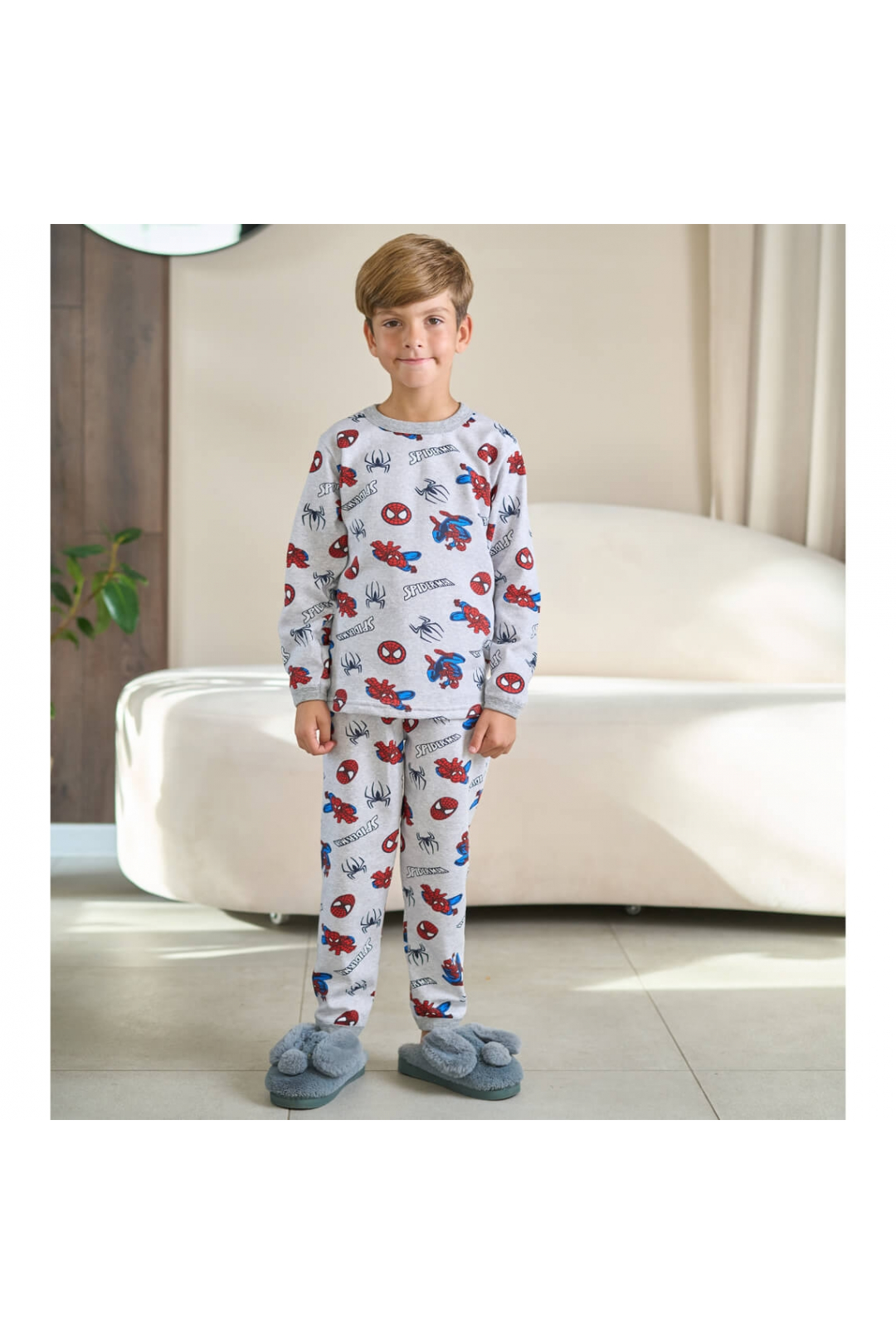 Піжама для хлопчика Людина Павук начіс (футер)