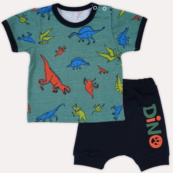 Костюм для хлопчика зелений кулір