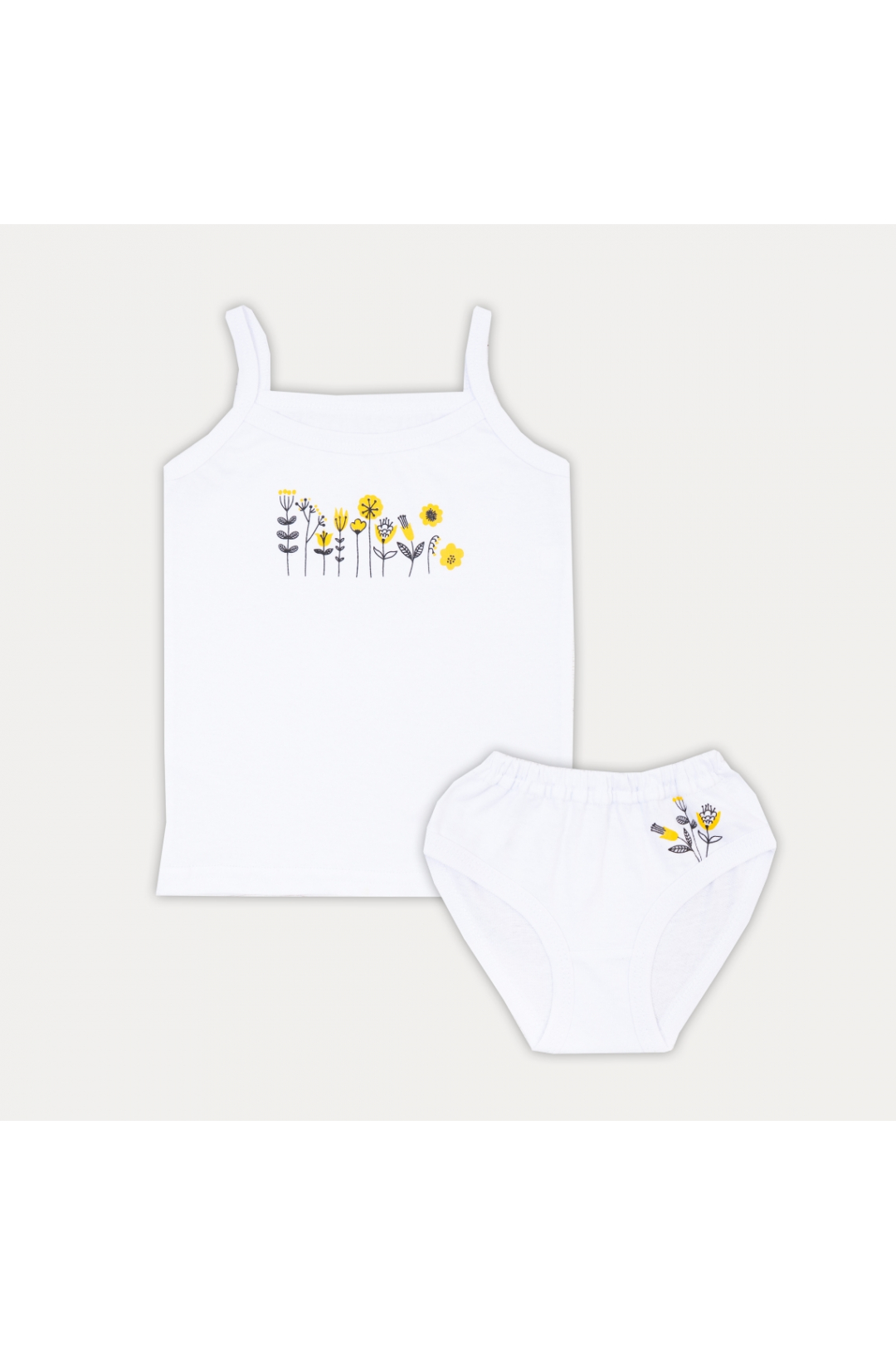 Комплект білизни  для дівчинки жовтий кулір