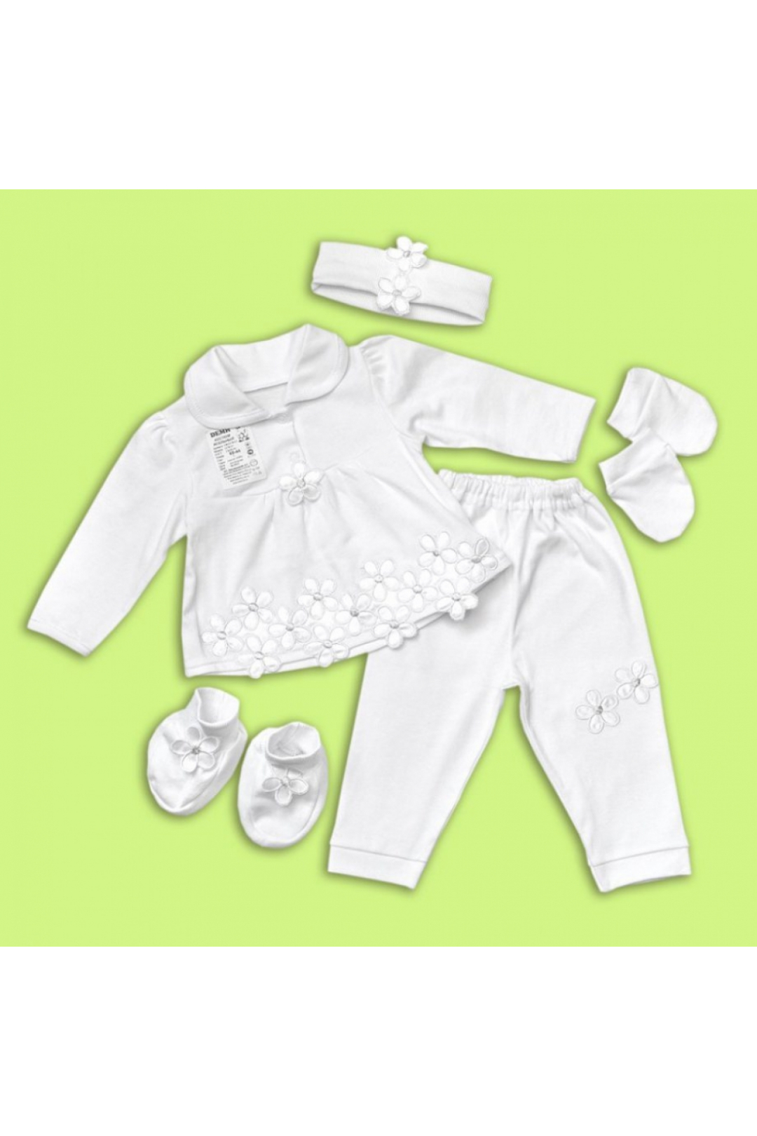 Комплект для дівчинки молочний интерлок