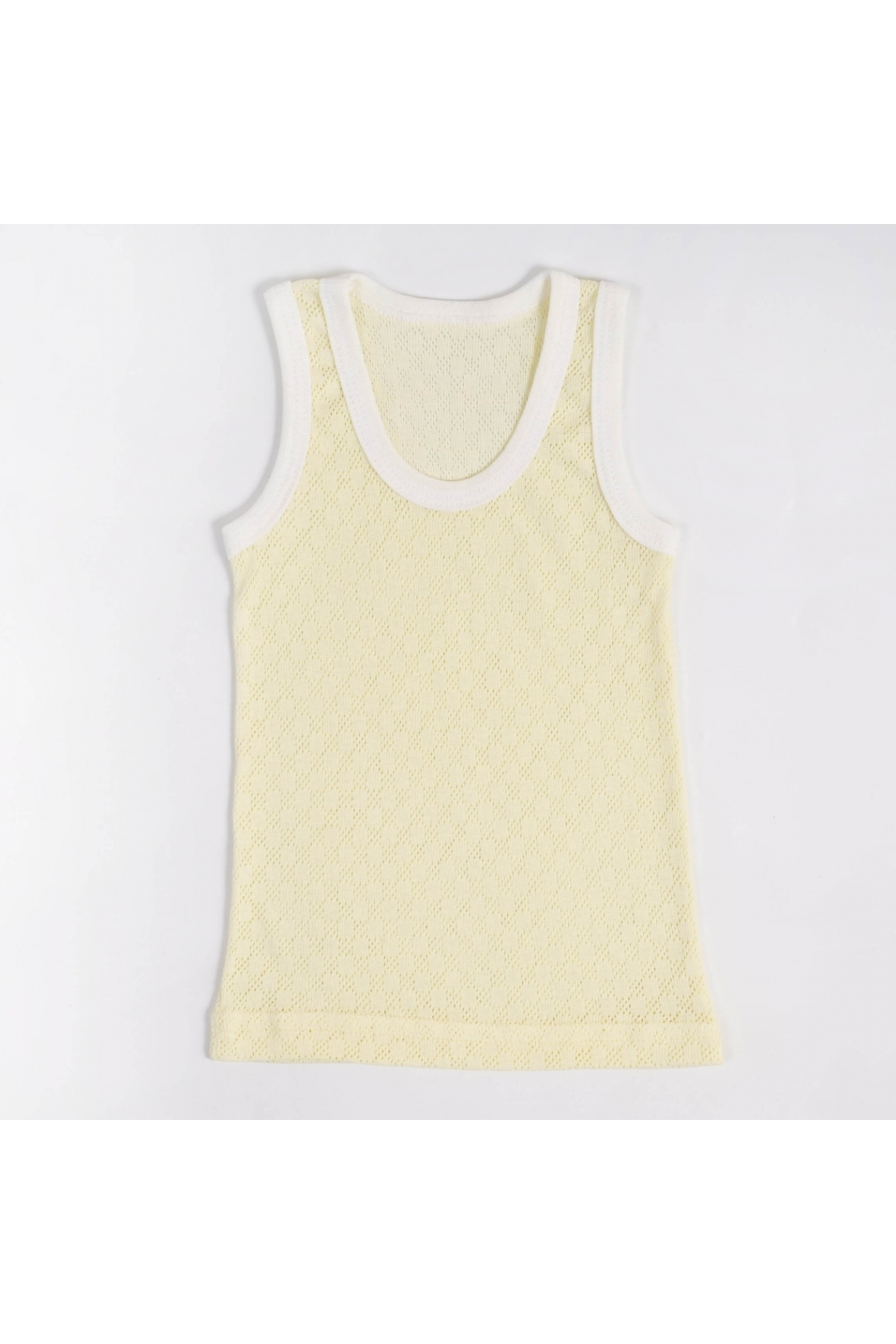 Майка для малят ажурна жовтий трансфер