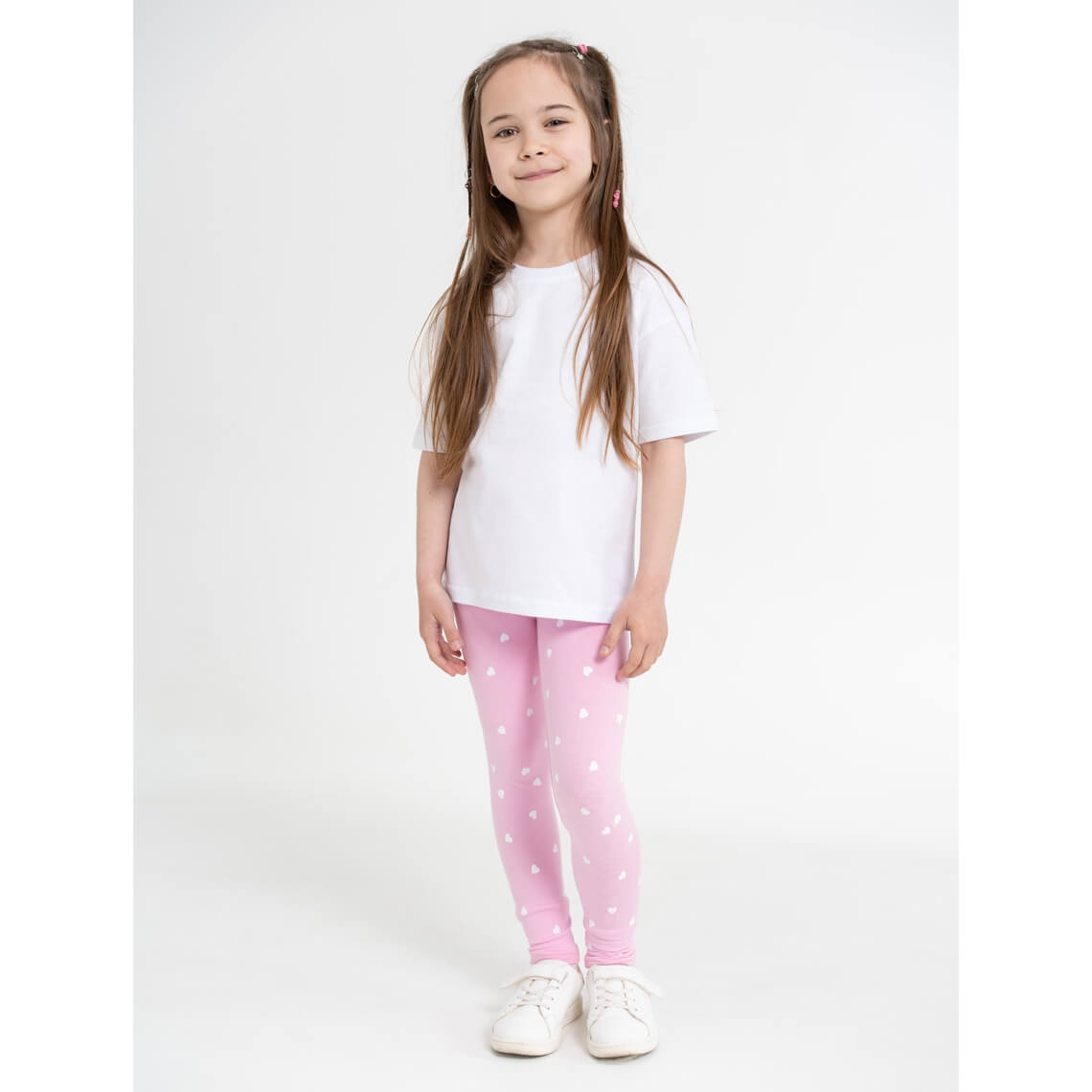 Лосини для дівчинки рожевий фуликра