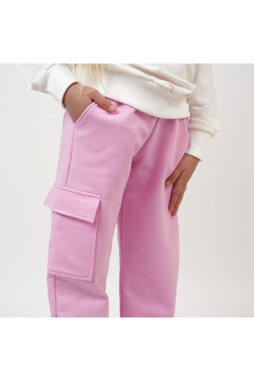 Костюм  для дівчинки рожевий двонитка